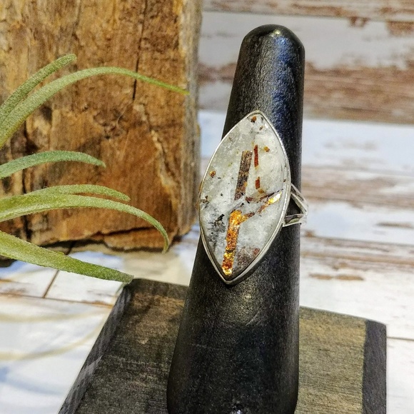 The Girl With Kaleidoscope Eyes Jewelry - Russian Astrophyllite Ring